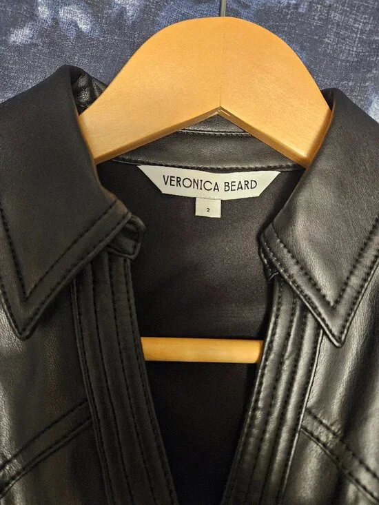 NWOT Veronica Beard Garrett shirt dress, size 2 - Picture 8 of 10